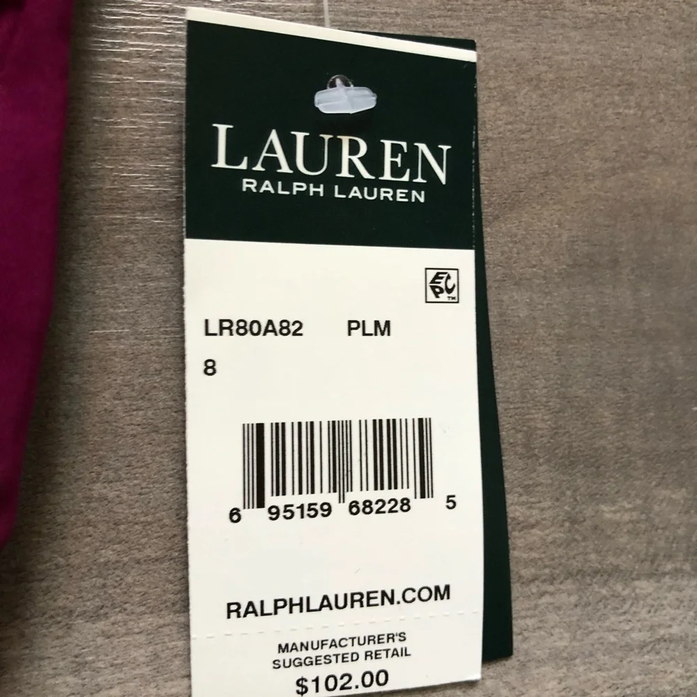 Lauren Ralph Lauren Plum Burgundy Beach Club Shaping Underwire Tankini Top 8